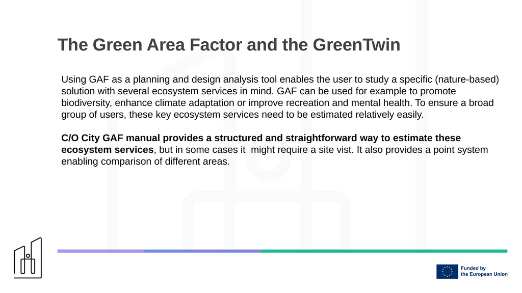 Estimation of key ecosystem services in the - slide 6 of 29