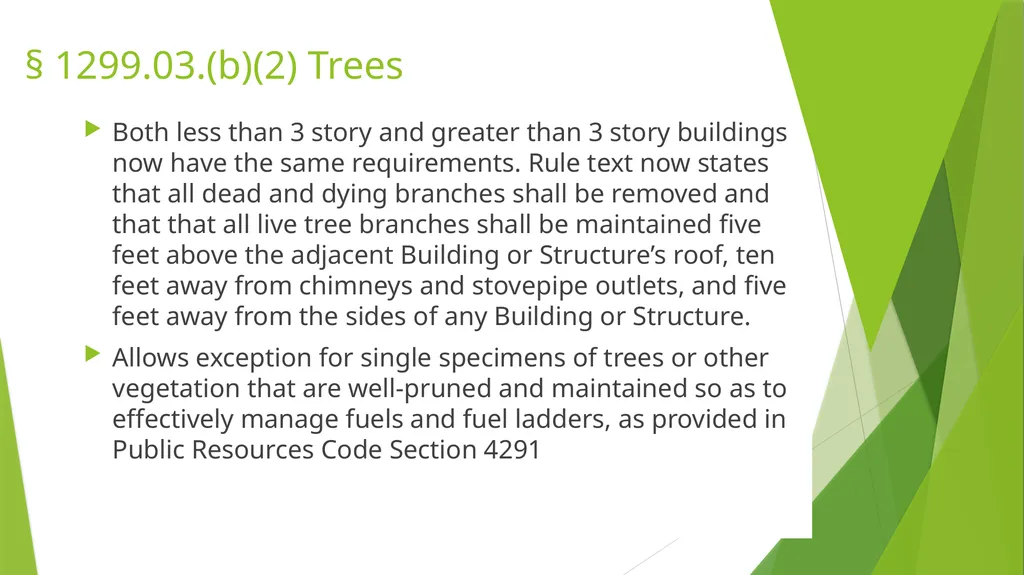 Ember Resistant Zone 0 Overview of Draft Rule - slide 8 of 27