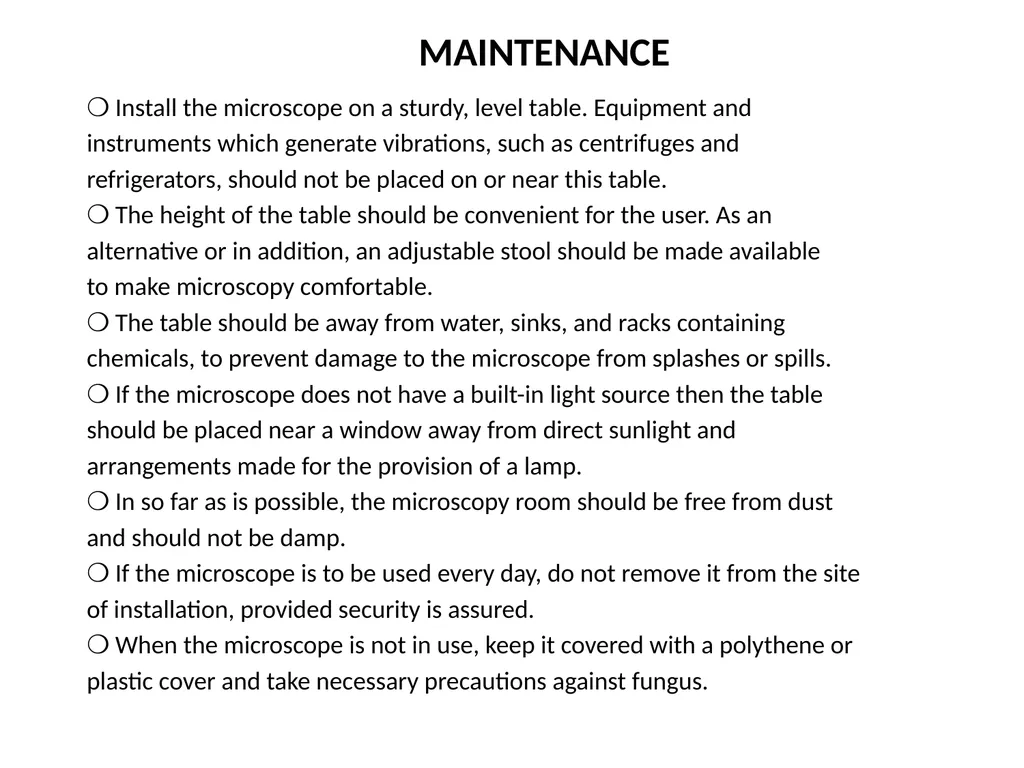THE MICROSCOPE A Practical Guide Microscopes used - slide 20 of 22