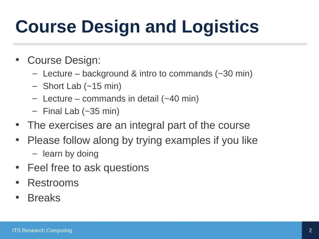 Introduction to Linux CD Poon, Mark Reed, William - slide 2 of 77
