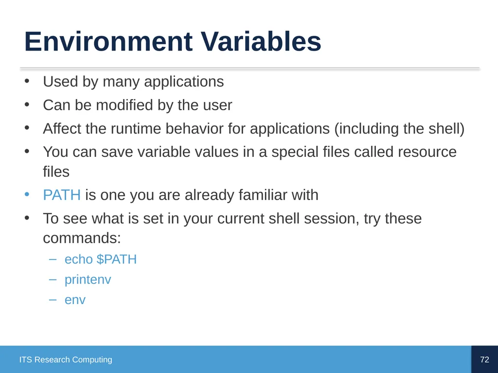 Introduction to Linux CD Poon, Mark Reed, William - slide 72 of 77