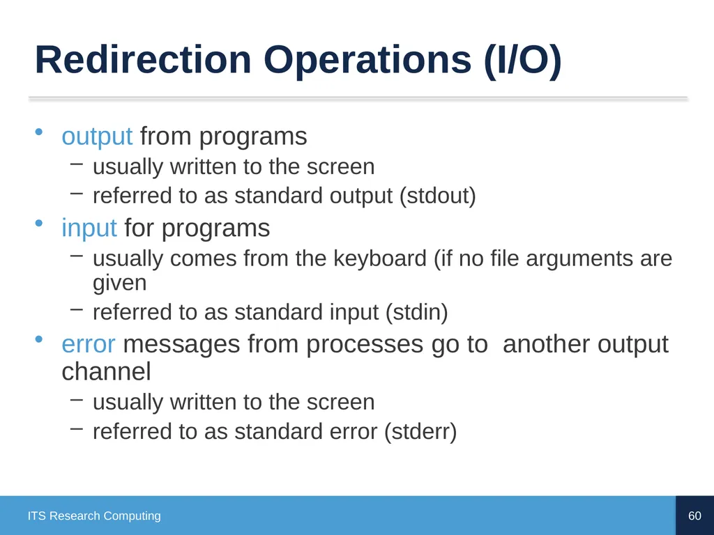 Introduction to Linux CD Poon, Mark Reed, William - slide 60 of 77