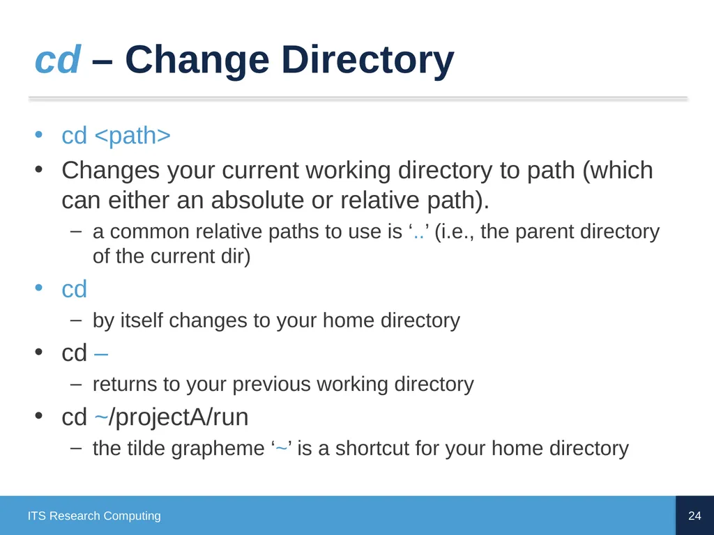 Introduction to Linux CD Poon, Mark Reed, William - slide 24 of 77