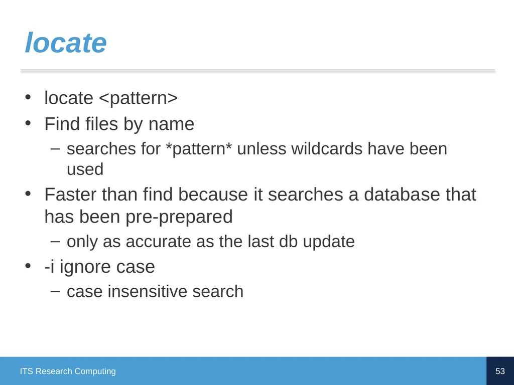 Introduction to Linux CD Poon, Mark Reed, William - slide 53 of 77
