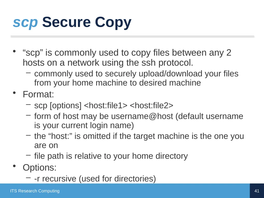 Introduction to Linux CD Poon, Mark Reed, William - slide 41 of 77