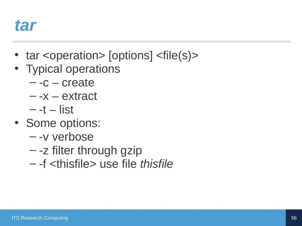 Introduction to Linux CD Poon, Mark Reed, William - slide 56 of 77