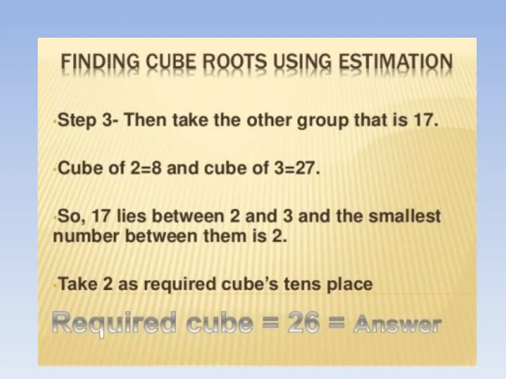 CUBE AND CUBE ROOT CHAPTER-7 THANK YOU - slide 11 of 12