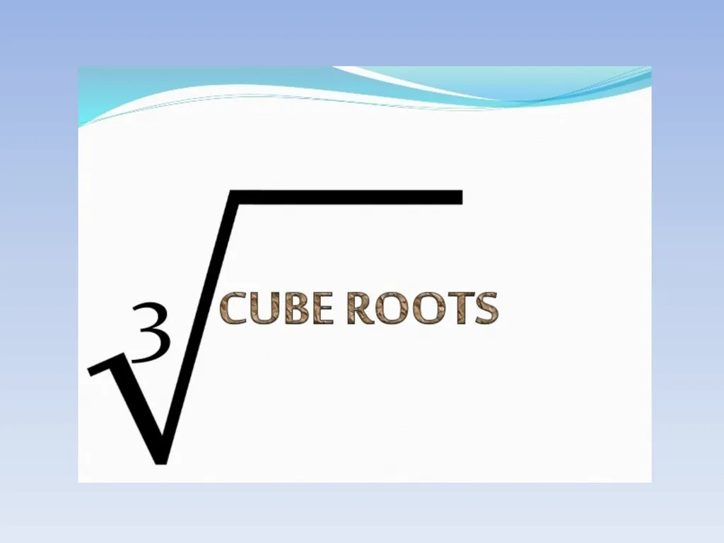 CUBE AND CUBE ROOT CHAPTER-7 THANK YOU - slide 4 of 12