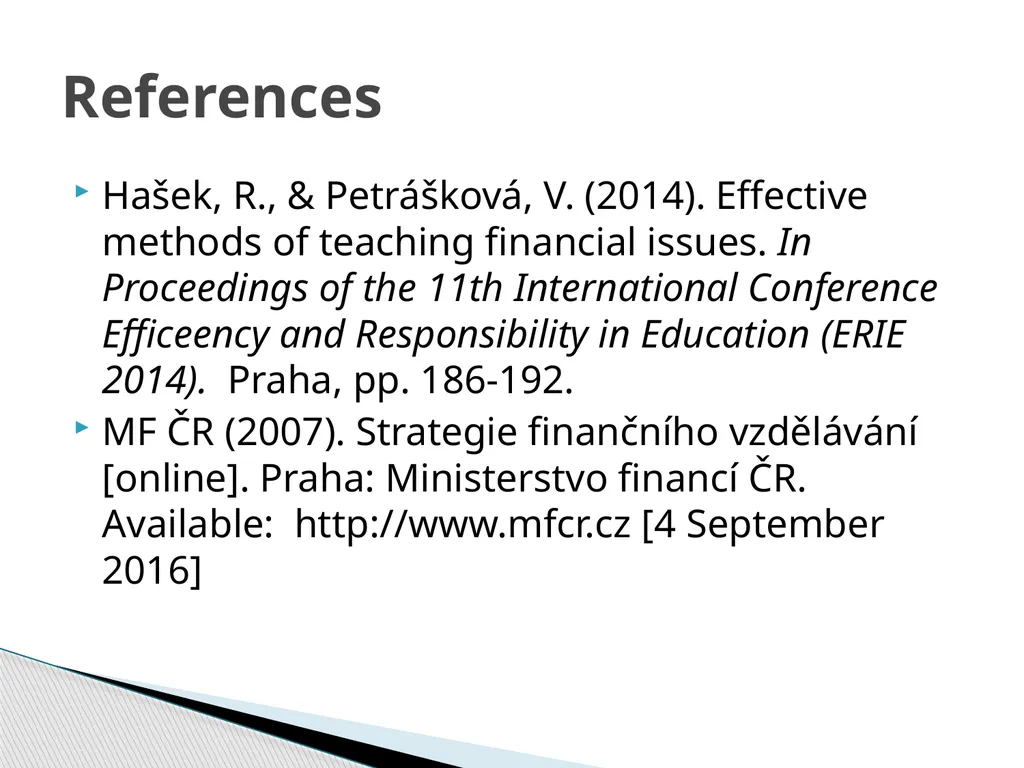 Potential of Maple as tool for improving financial - slide 11 of 12