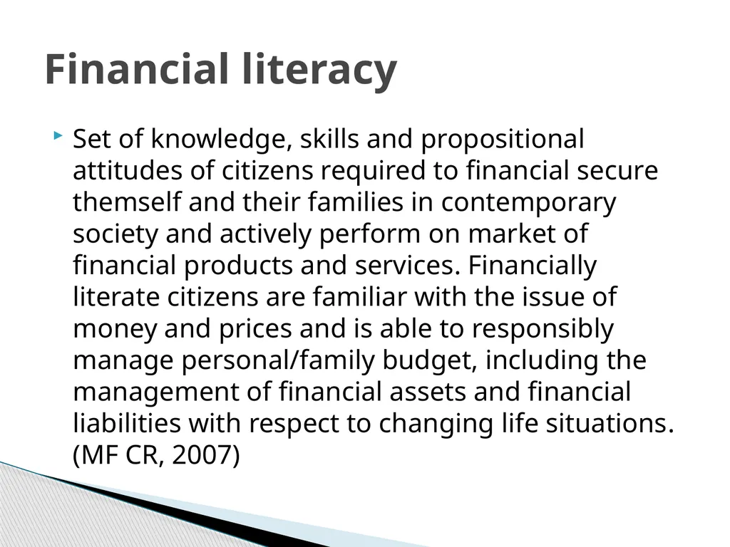 Potential of Maple as tool for improving financial - slide 3 of 12