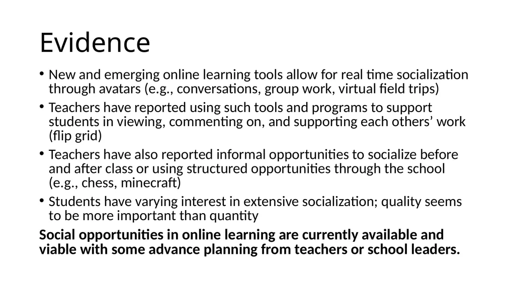 Myths and Realities of Virtual Education for - slide 14 of 26