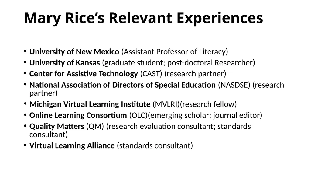 Myths and Realities of Virtual Education for - slide 2 of 26
