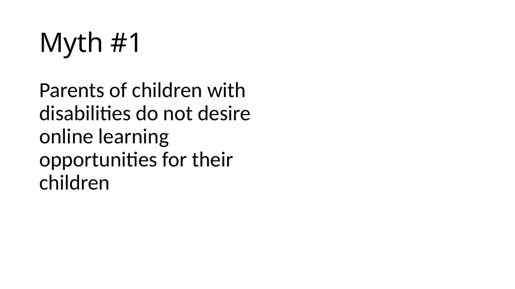Myths and Realities of Virtual Education for - slide 6 of 26