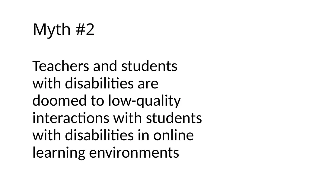 Myths and Realities of Virtual Education for - slide 9 of 26