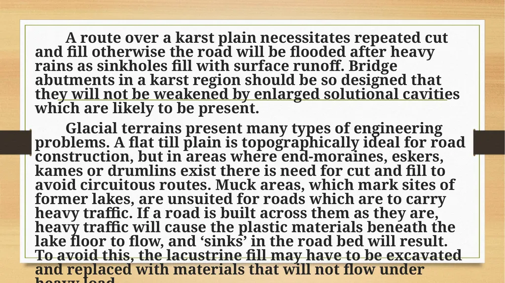 APPLIED GEOMORPHOLOGY - UNIT:V APPLIED GMORPHOLGY - slide 3 of 24