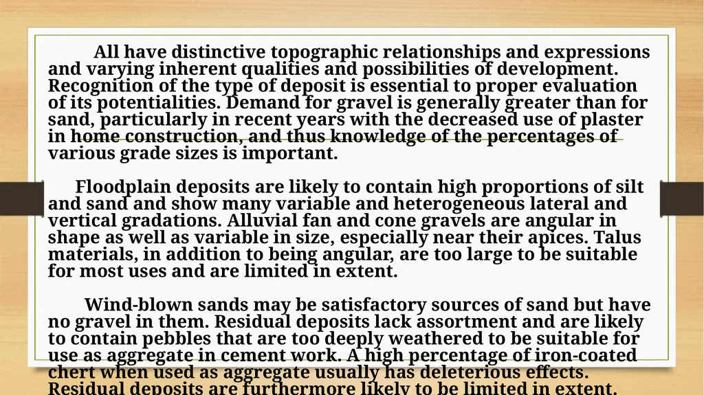APPLIED GEOMORPHOLOGY - UNIT:V APPLIED GMORPHOLGY - slide 10 of 24