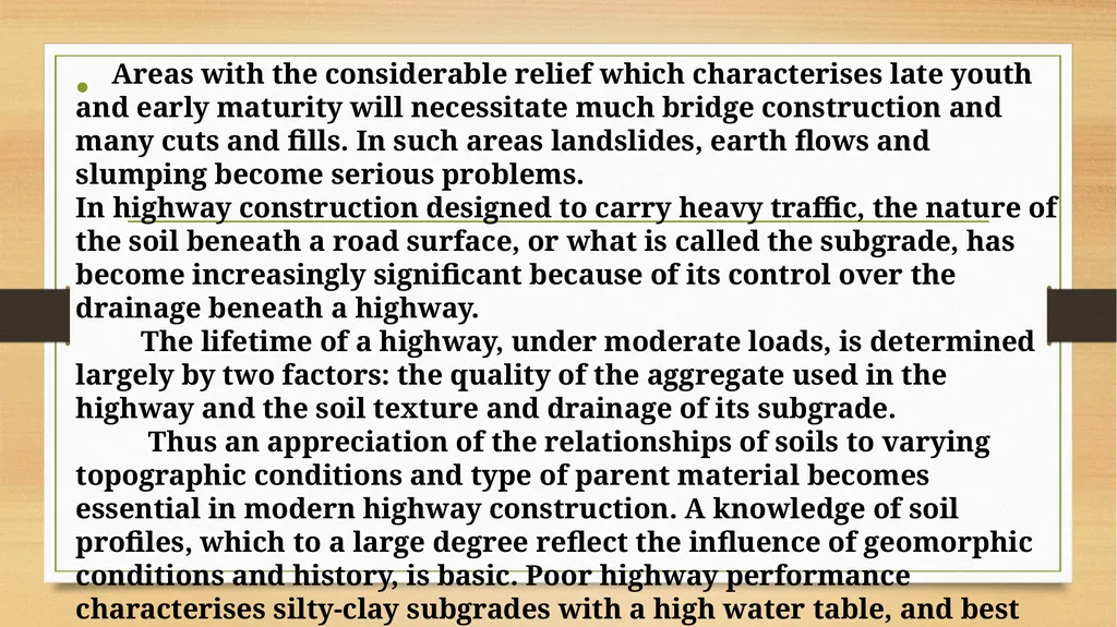 APPLIED GEOMORPHOLOGY - UNIT:V APPLIED GMORPHOLGY - slide 5 of 24