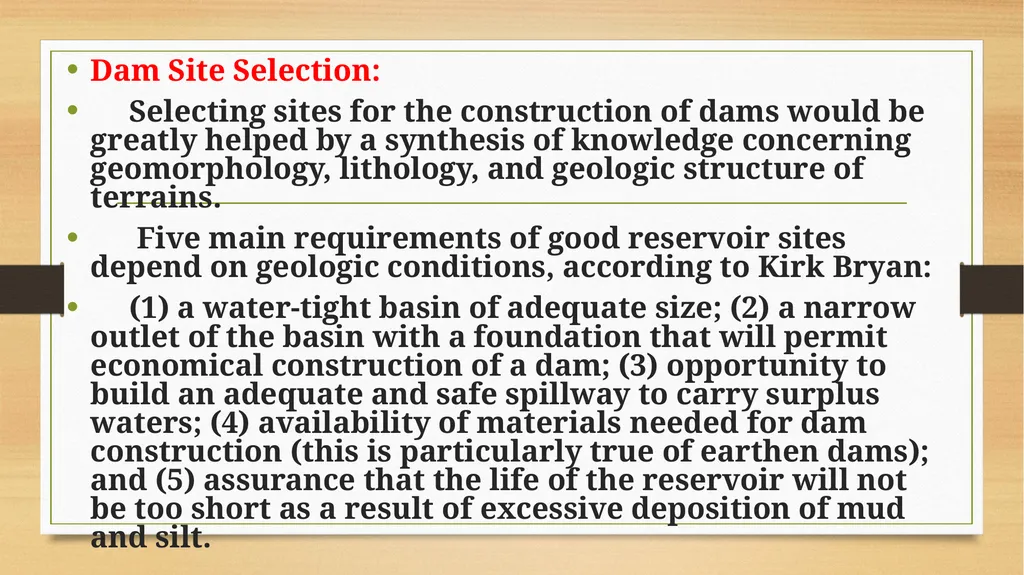 APPLIED GEOMORPHOLOGY - UNIT:V APPLIED GMORPHOLGY - slide 6 of 24