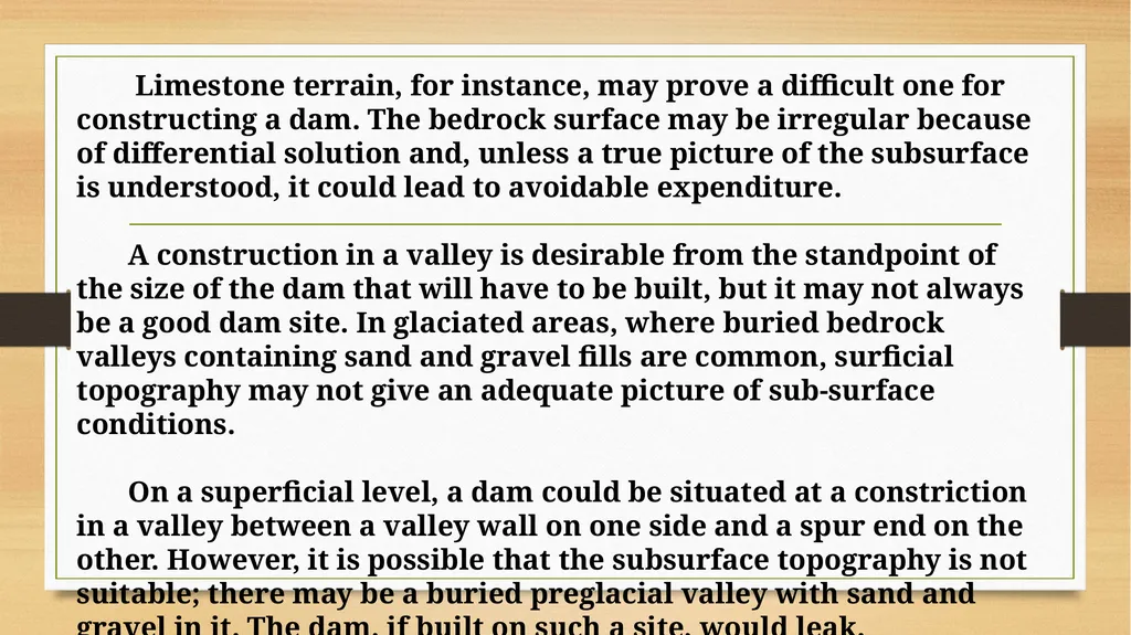 APPLIED GEOMORPHOLOGY - UNIT:V APPLIED GMORPHOLGY - slide 8 of 24