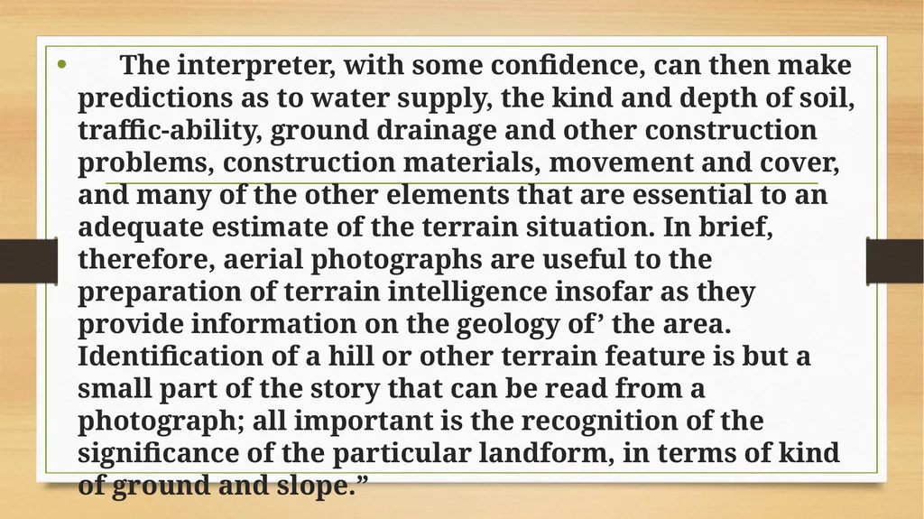 APPLIED GEOMORPHOLOGY - UNIT:V APPLIED GMORPHOLGY - slide 15 of 24