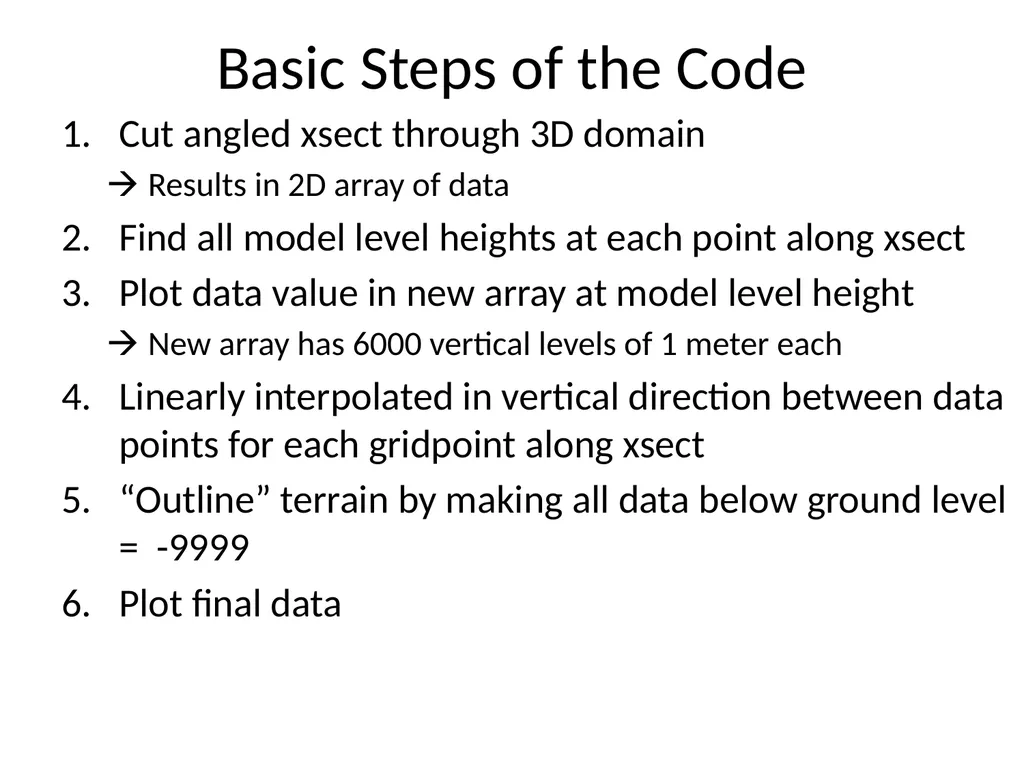 Terrain-mapped Cross Sections in MATLAB Erik - slide 6 of 11