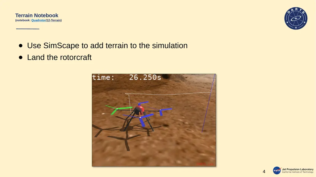 Quadcopter Reference Problem Part 4 2023 DARTS Lab - slide 4 of 6