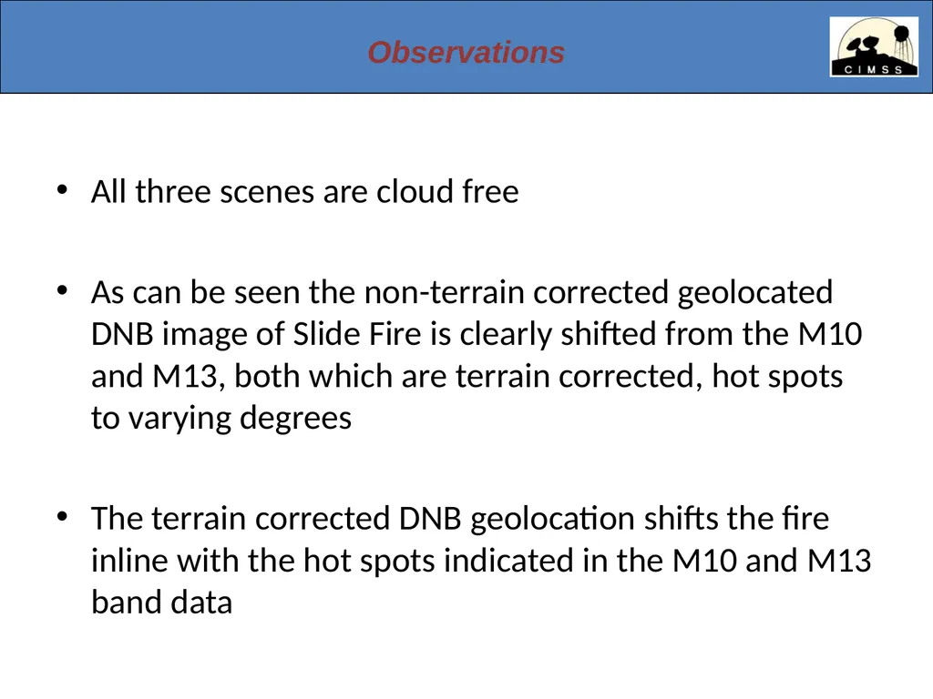 1 DNB Terrain Correction Slide Fire, AZ Part 2 - slide 22 of 23