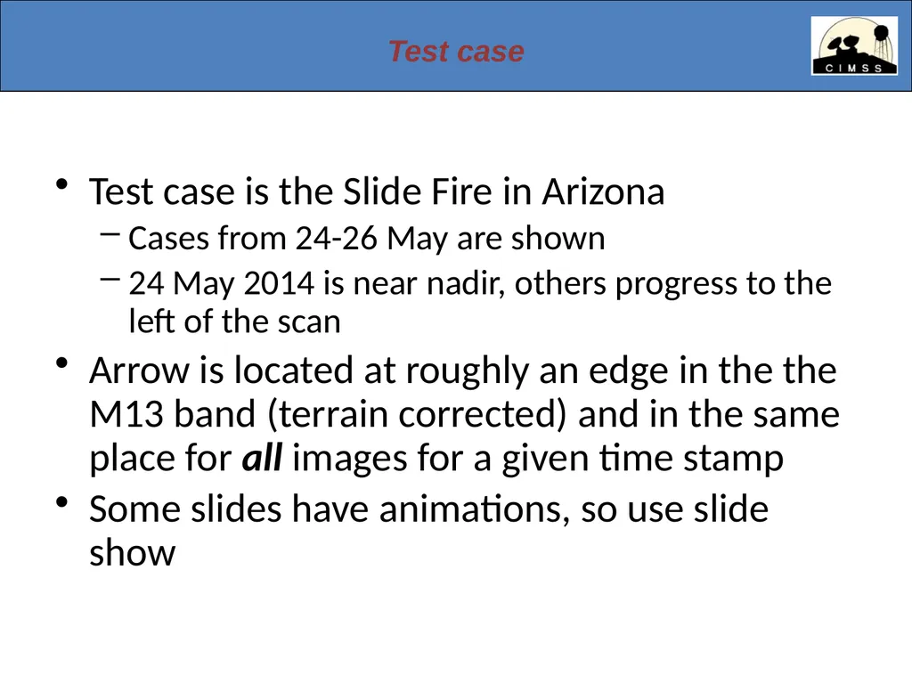 1 DNB Terrain Correction Slide Fire, AZ Part 2 - slide 3 of 23