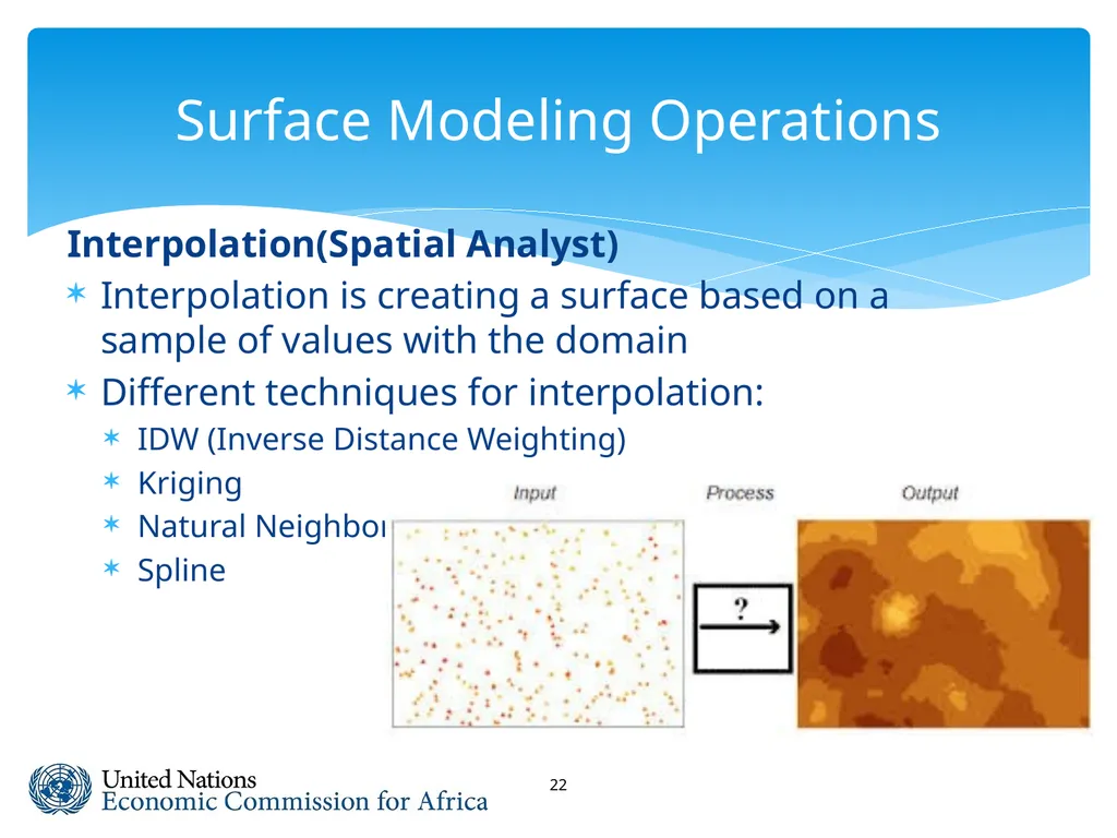Spatial Analysis & Modeling GIS for Spatial - slide 22 of 27