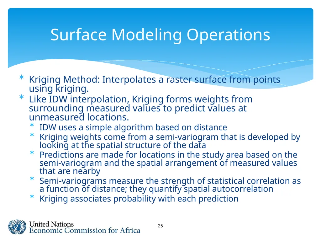 Spatial Analysis & Modeling GIS for Spatial - slide 25 of 27