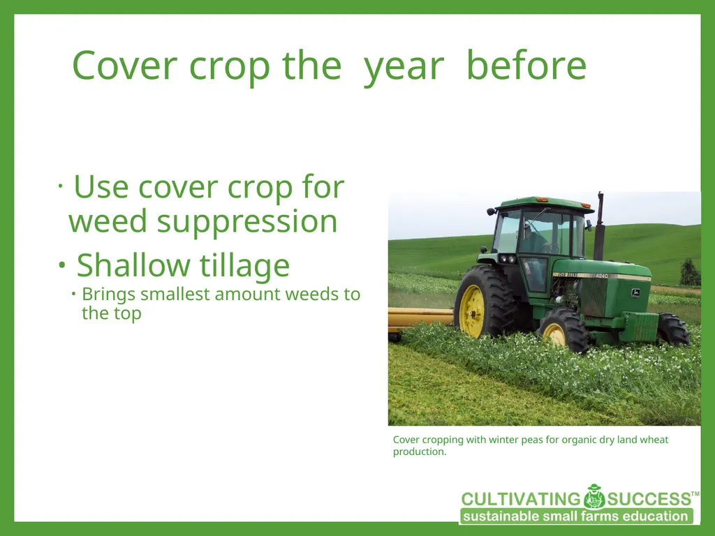 Sustainable Weed Management Strategies Know your - slide 9 of 20