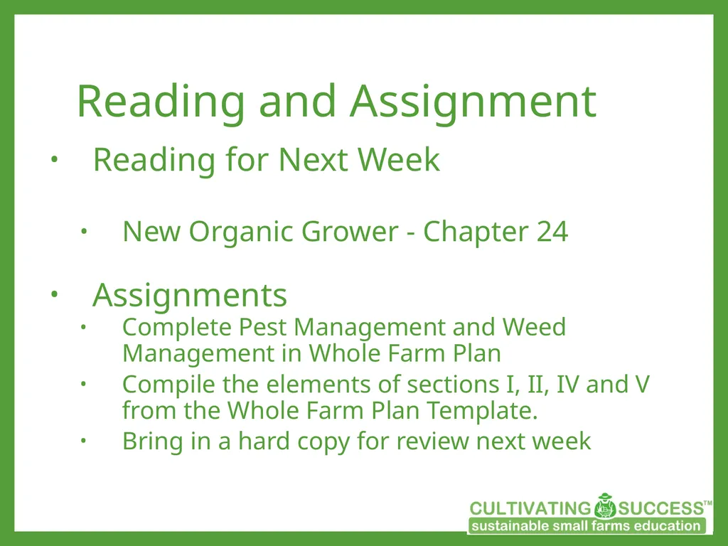 Sustainable Weed Management Strategies Know your - slide 20 of 20