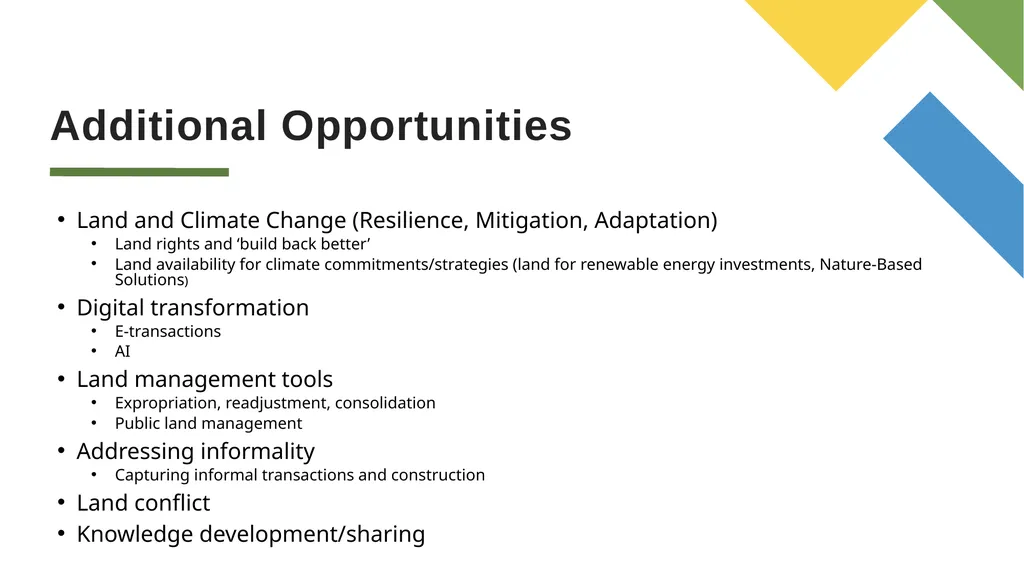 Strategic Development Approach to Land - slide 10 of 10