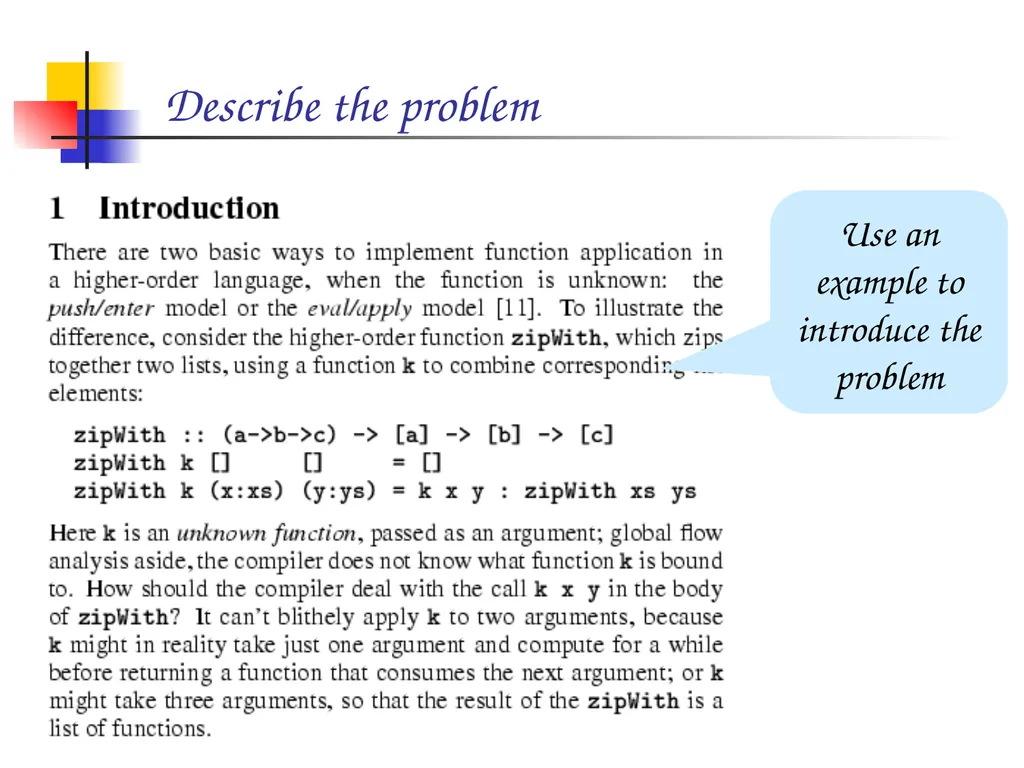 How to write a great research paper Simon Peyton - slide 21 of 55