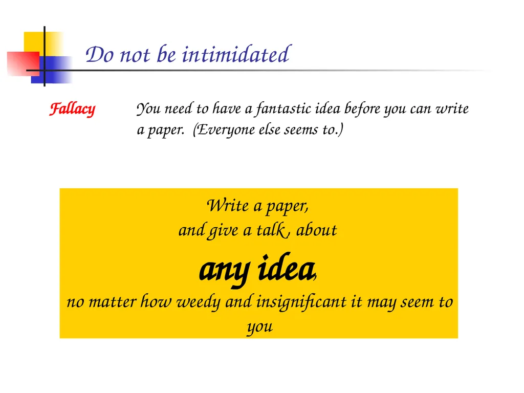 How to write a great research paper Simon Peyton - slide 11 of 55