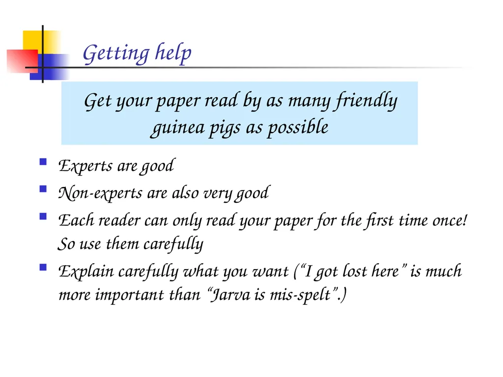 How to write a great research paper Simon Peyton - slide 45 of 55