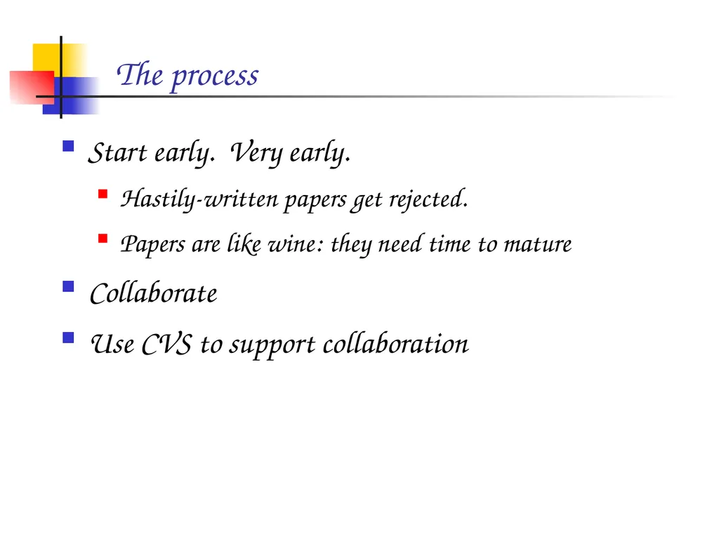 How to write a great research paper Simon Peyton - slide 44 of 55