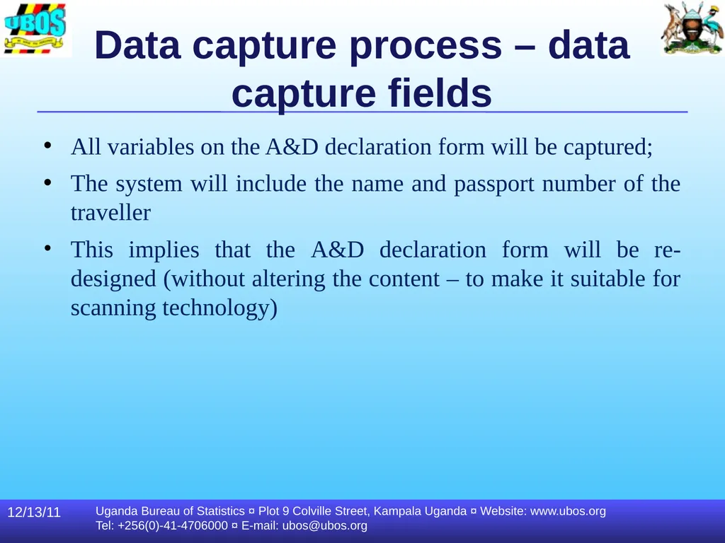 25-Aug-16 Uganda Bureau of Statistics ¤ Plot 9 - slide 4 of 25