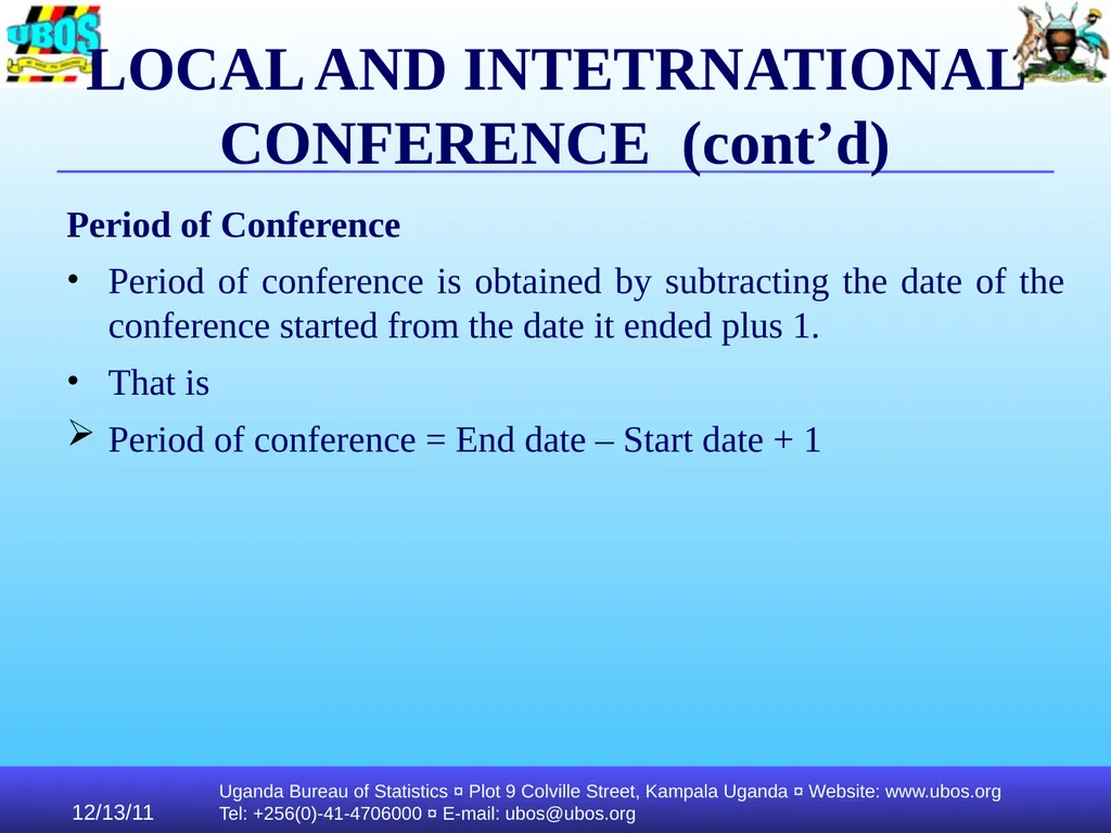 25-Aug-16 Uganda Bureau of Statistics ¤ Plot 9 - slide 18 of 25