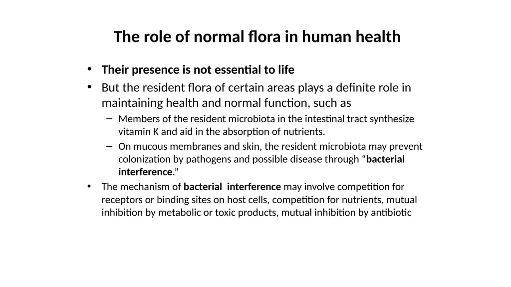 Normal Human Microbiota Dr Ali Abdulwahid overview - slide 5 of 28
