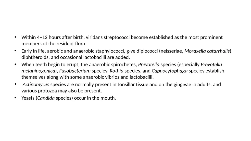 Normal Human Microbiota Dr Ali Abdulwahid overview - slide 13 of 28