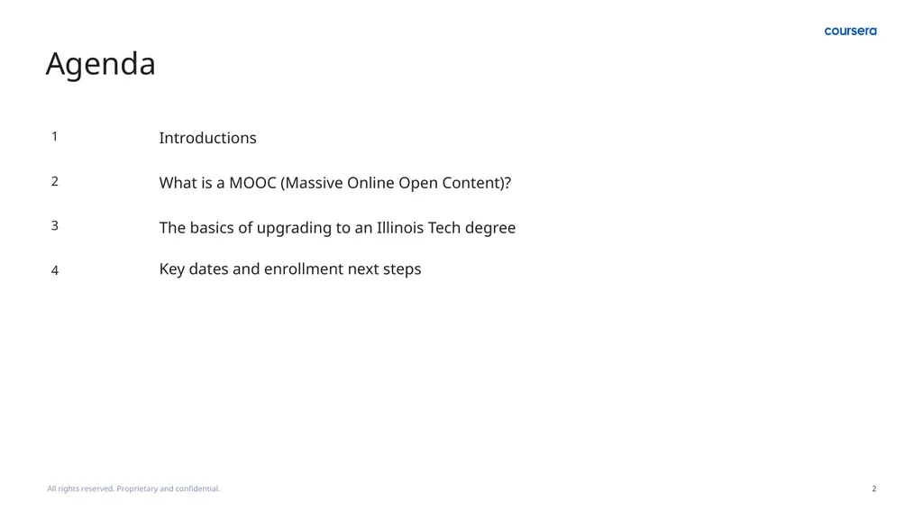 MOOC to Degree with Illinois Tech Deep dive on - slide 2 of 12