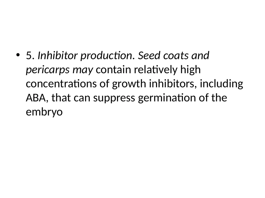 Seed Dormancy Seed is fertilized ovule which - slide 14 of 31