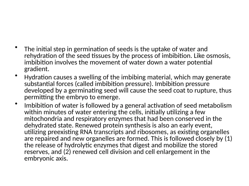 Seed Dormancy Seed is fertilized ovule which - slide 28 of 31