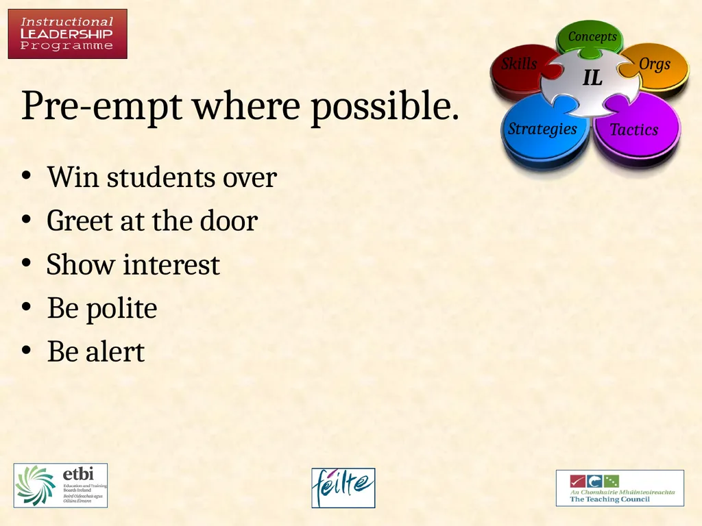 Classroom Management Bumps Responding to - slide 5 of 17
