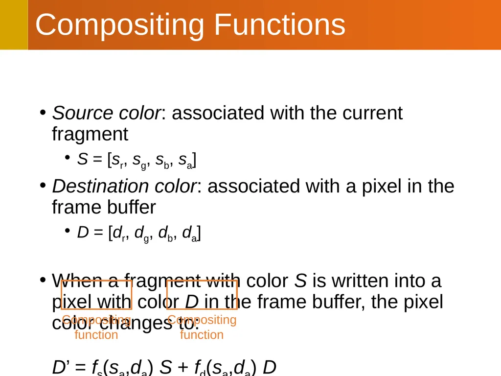 CS112: Compositing Techniques PA2 will be due next - slide 4 of 22