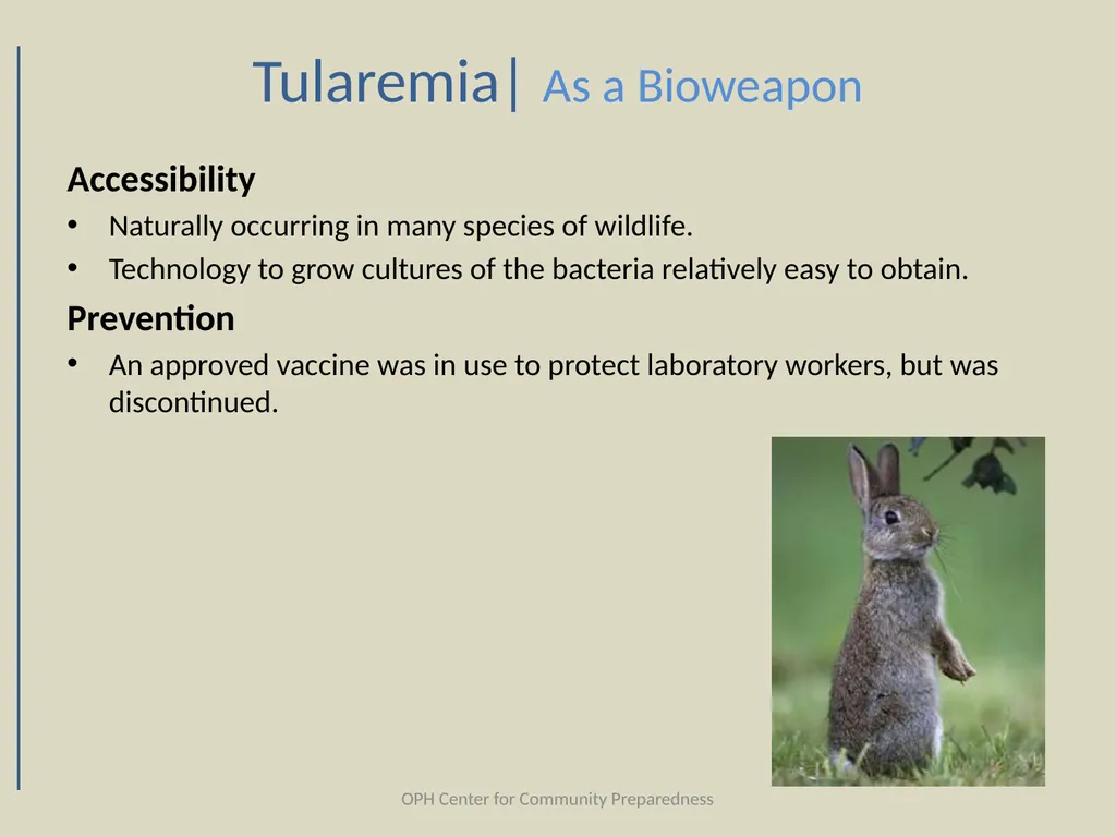 Category |A| Biological Agents Louisiana Office of - slide 53 of 68