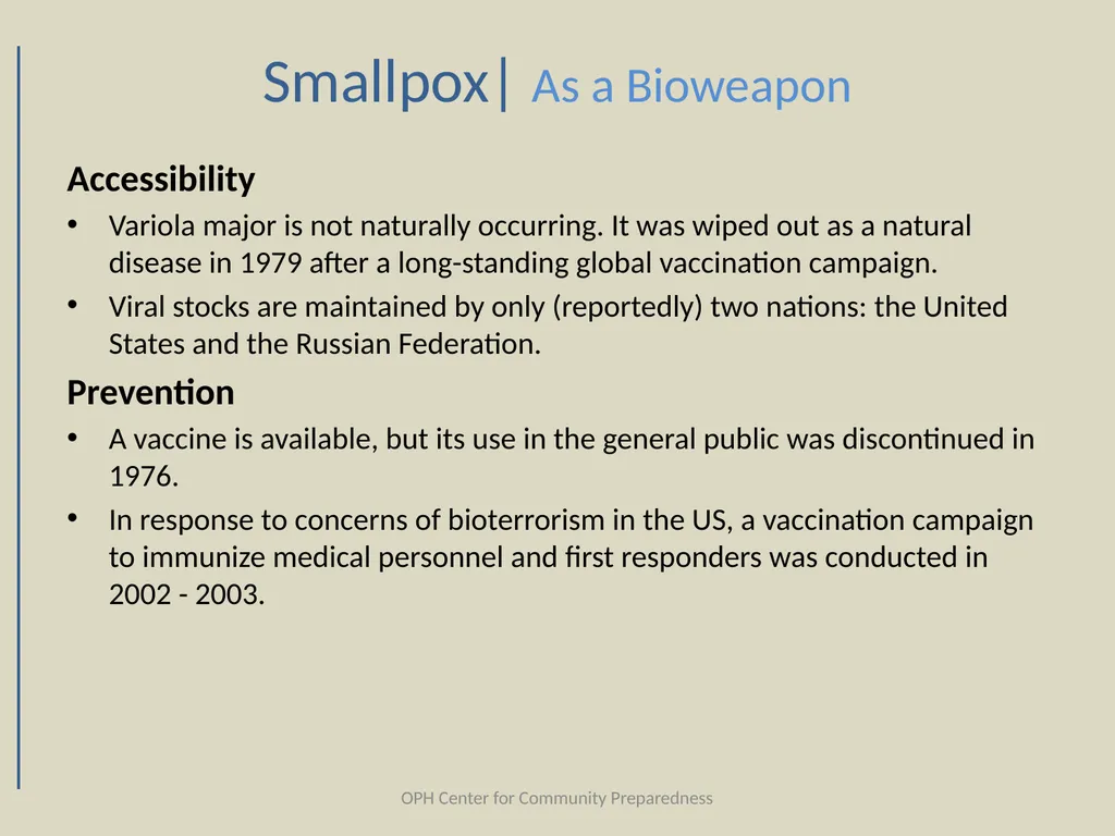 Category |A| Biological Agents Louisiana Office of - slide 45 of 68