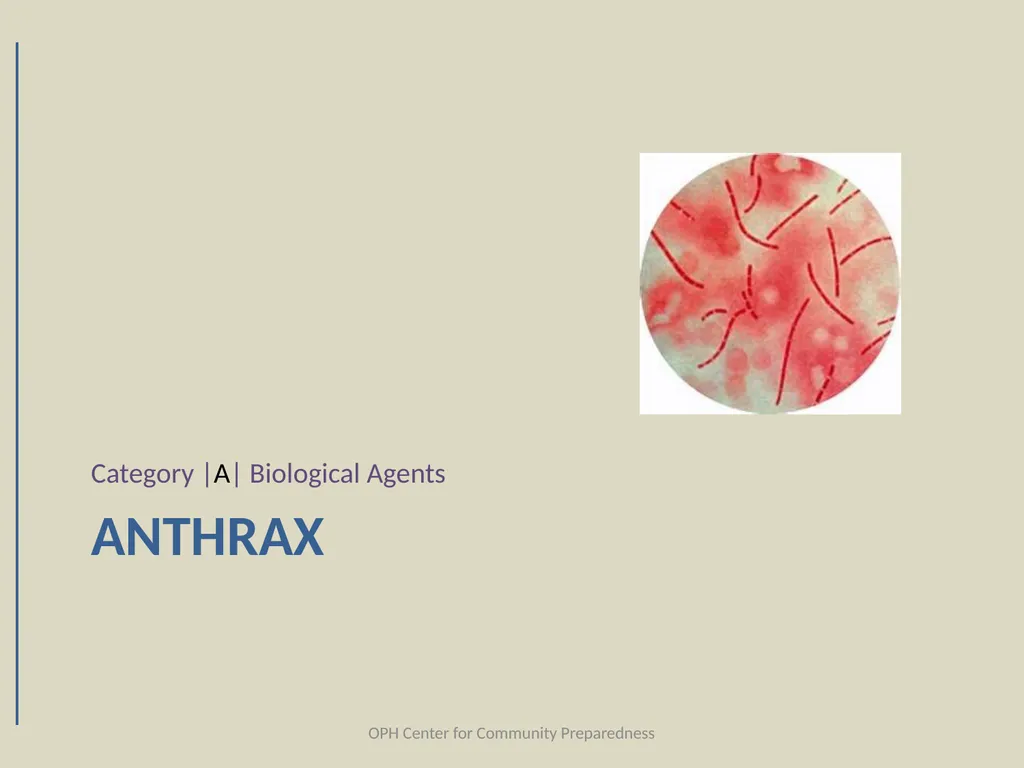 Category |A| Biological Agents Louisiana Office of - slide 13 of 68