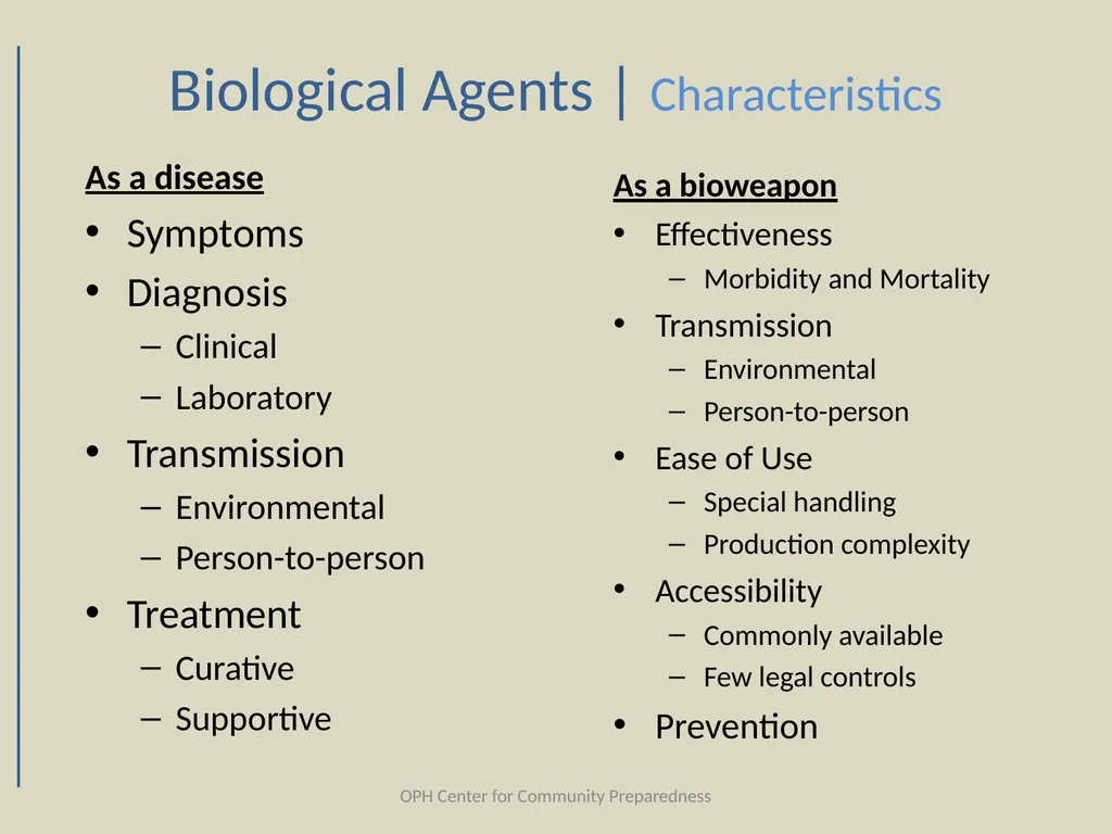 Category |A| Biological Agents Louisiana Office of - slide 11 of 68